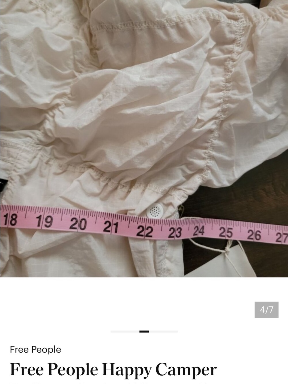 We The Free Free People Happy Camper Oversized Hooded Puffer Jacket - Picture 13 of 16